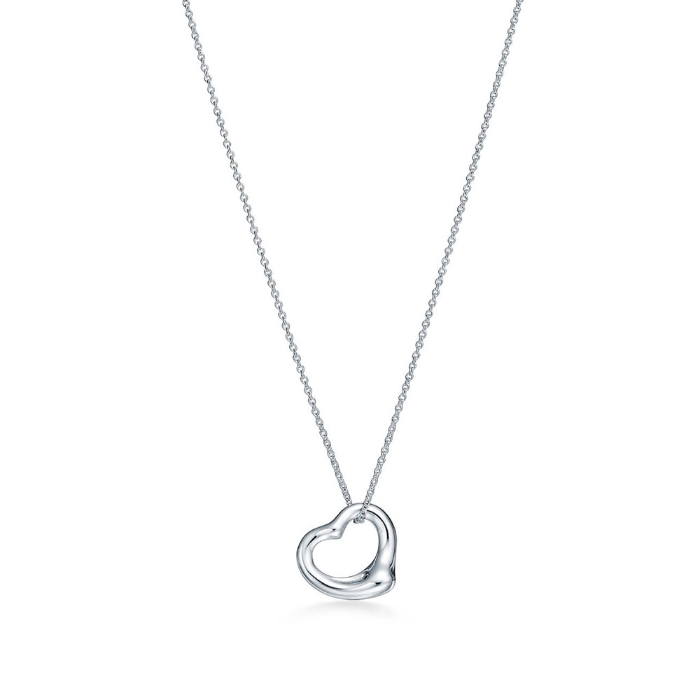 Tiffany Elsa Peretti open heart pendant